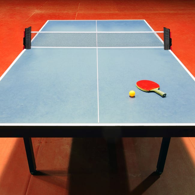 Rete Da Ping Pong Retrattile 170cm - Per Tavoli Da Gioco Portatile - Foto 8
