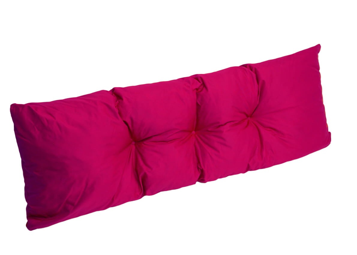 Set de coussins pour palettes 120x50 cm, housse d'assise amovible, coussins de dossier matelassés 120x50 cm Rose coussins confortables pour palettes - 3