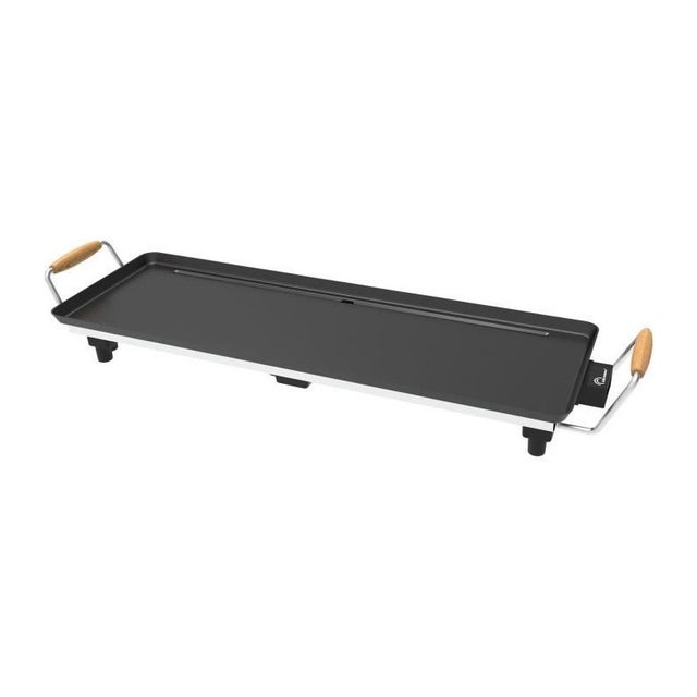 Plancha - LITTLE BALANCE - 8741 - Wood 70 - Poignées bois - 1800 W - 70 cm