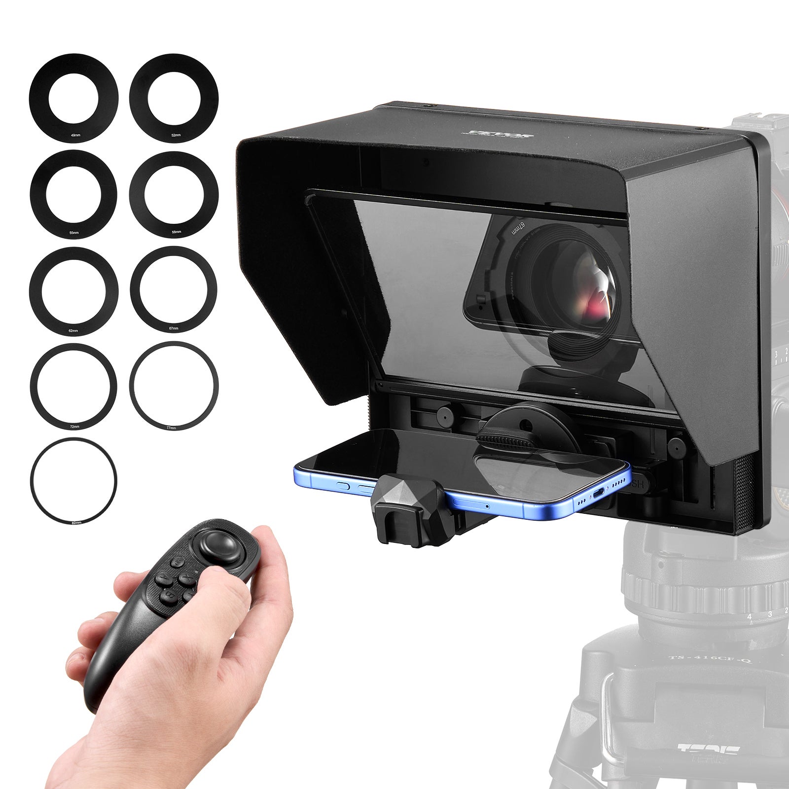 AMBITFUL Kit De Téléprompteur Portable Pour Téléphone Portable