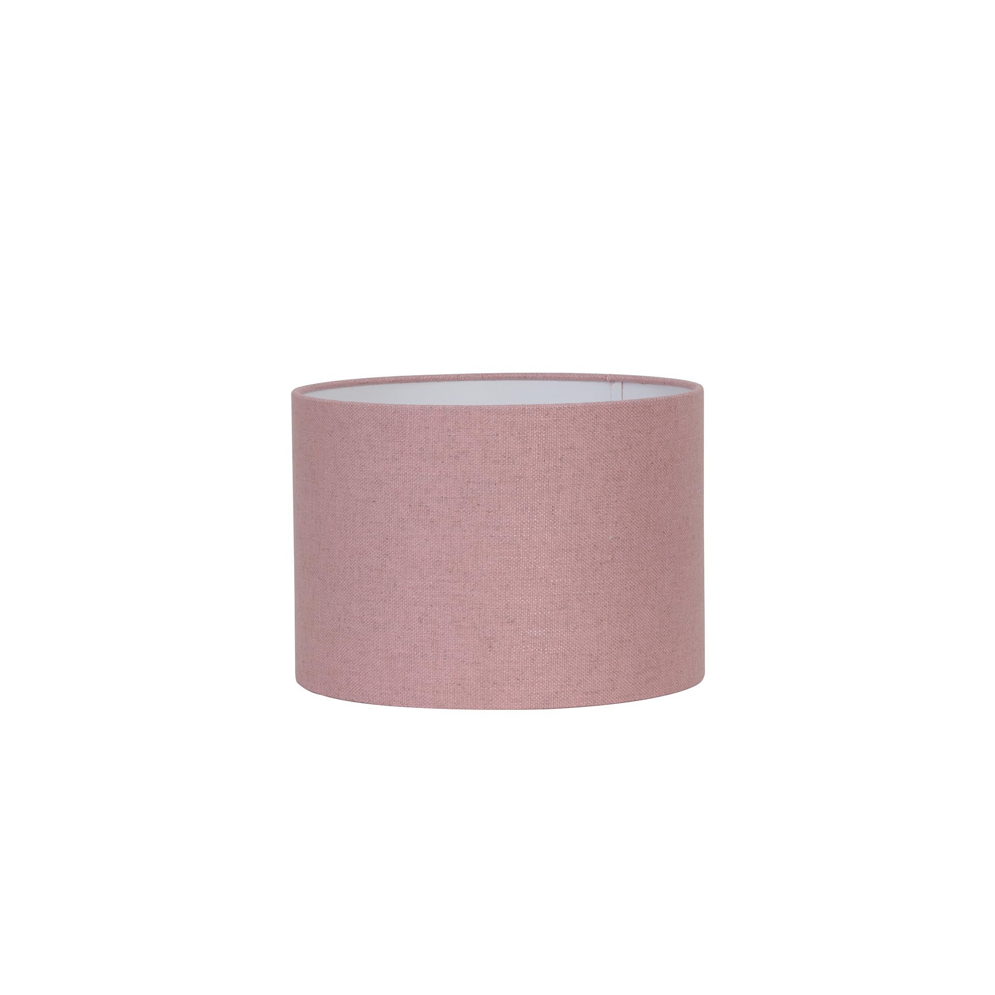 Light & Living Abat-jour cylindre Livigno - Rose - Ø30x21cm | Leroy Merlin