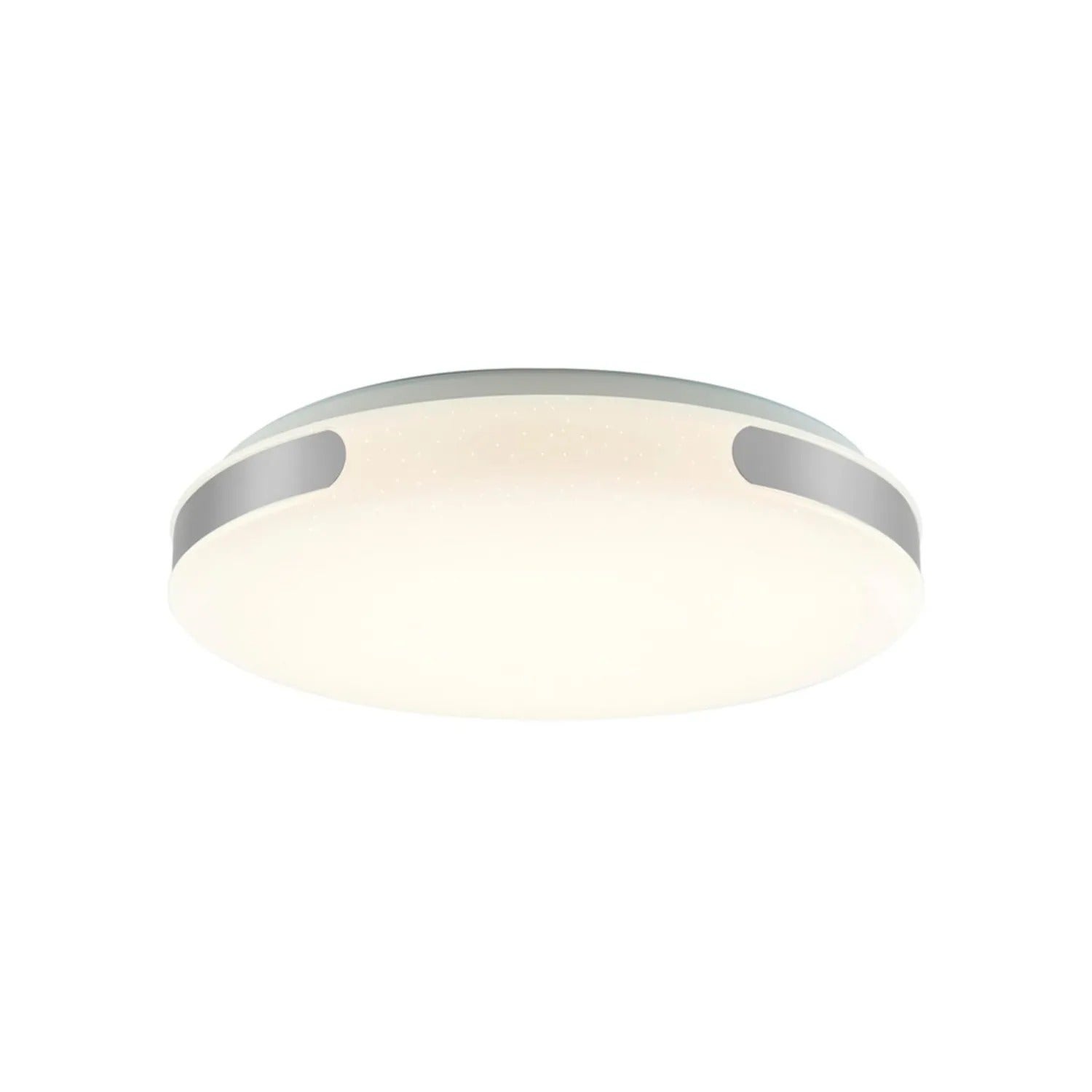 Plafon okrągły DANUTA2 LED 24W Neutralna biel 1700lm chromowany biały wym:7,5x39x39cm IP20 Rabalux