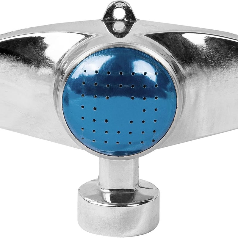 Metalowy zraszacz 360 stopni, głowica zraszacza ogrodowego, okrągły zraszacz o miękkim strumieniu do trawników i ogrodów, zasięg do 9 metrów