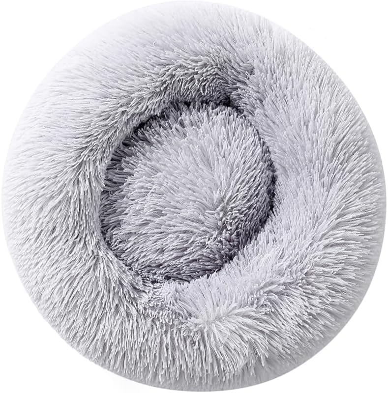 Poduszka dla psa ciepła - 1 sztuka - rozmiar S - 50 cm (powierzchnia do leżenia 35 cm * 1) - jasnoszara