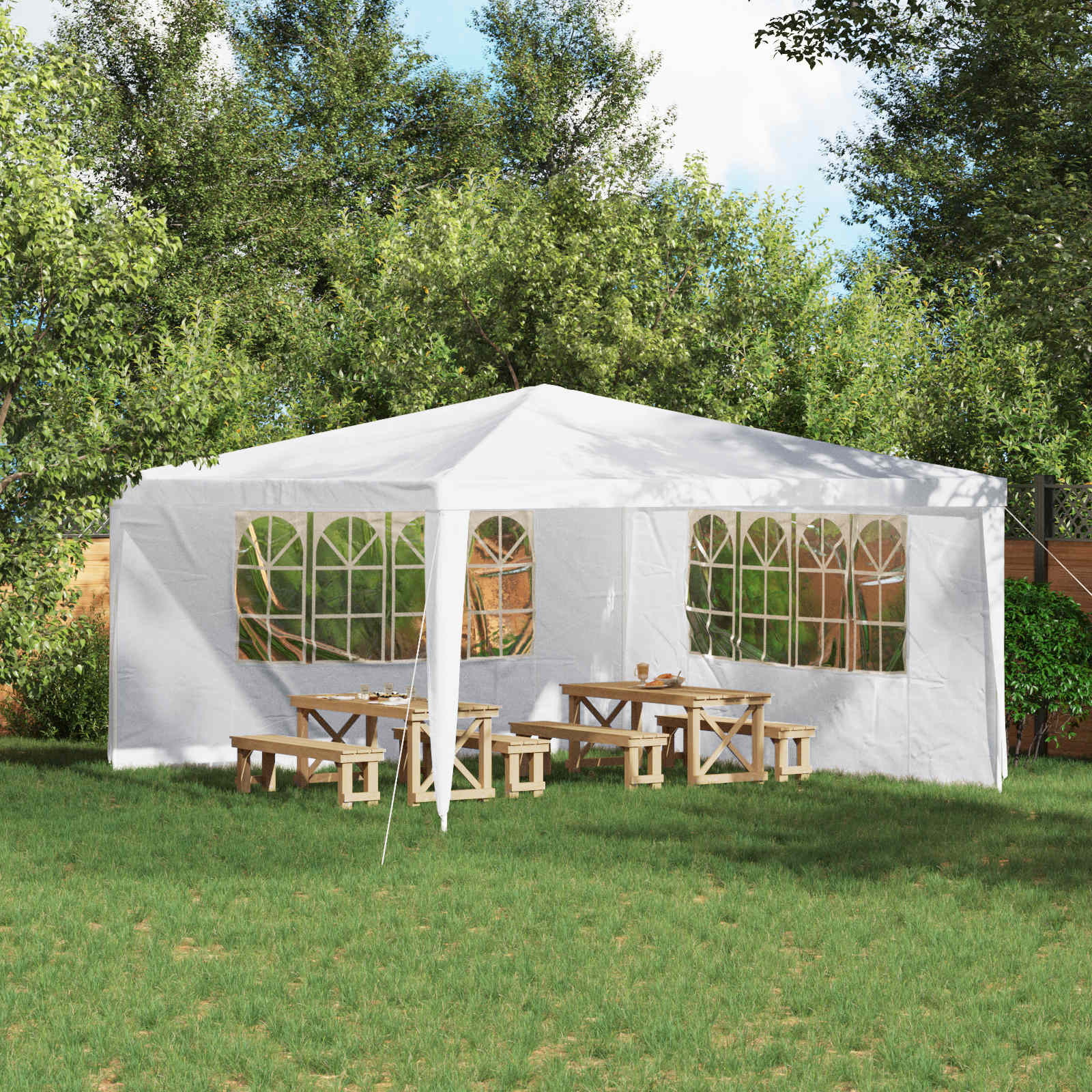 Panel lateral de tienda para fiestas 2 pcs 400 x 195 cm | Leroy Merlin