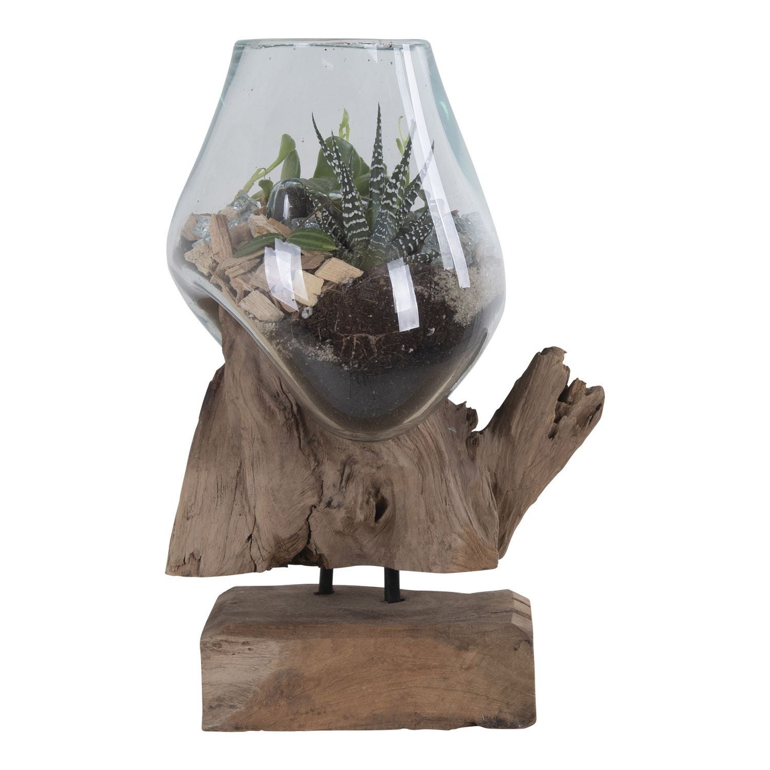 San Marino Waterdrop h25 cm teak. - 2