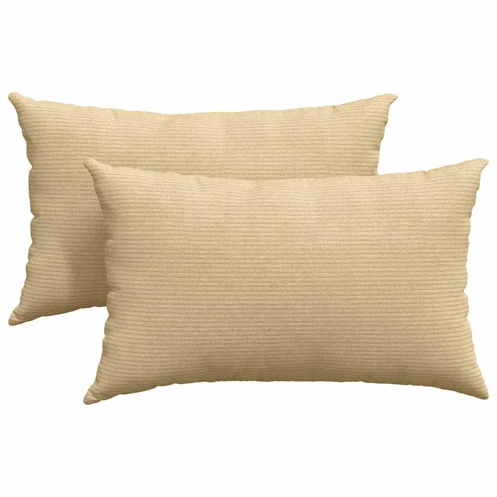 Coussins de canapé 2 pcs Vert gris 50 x 30 cm vidaXL - 2