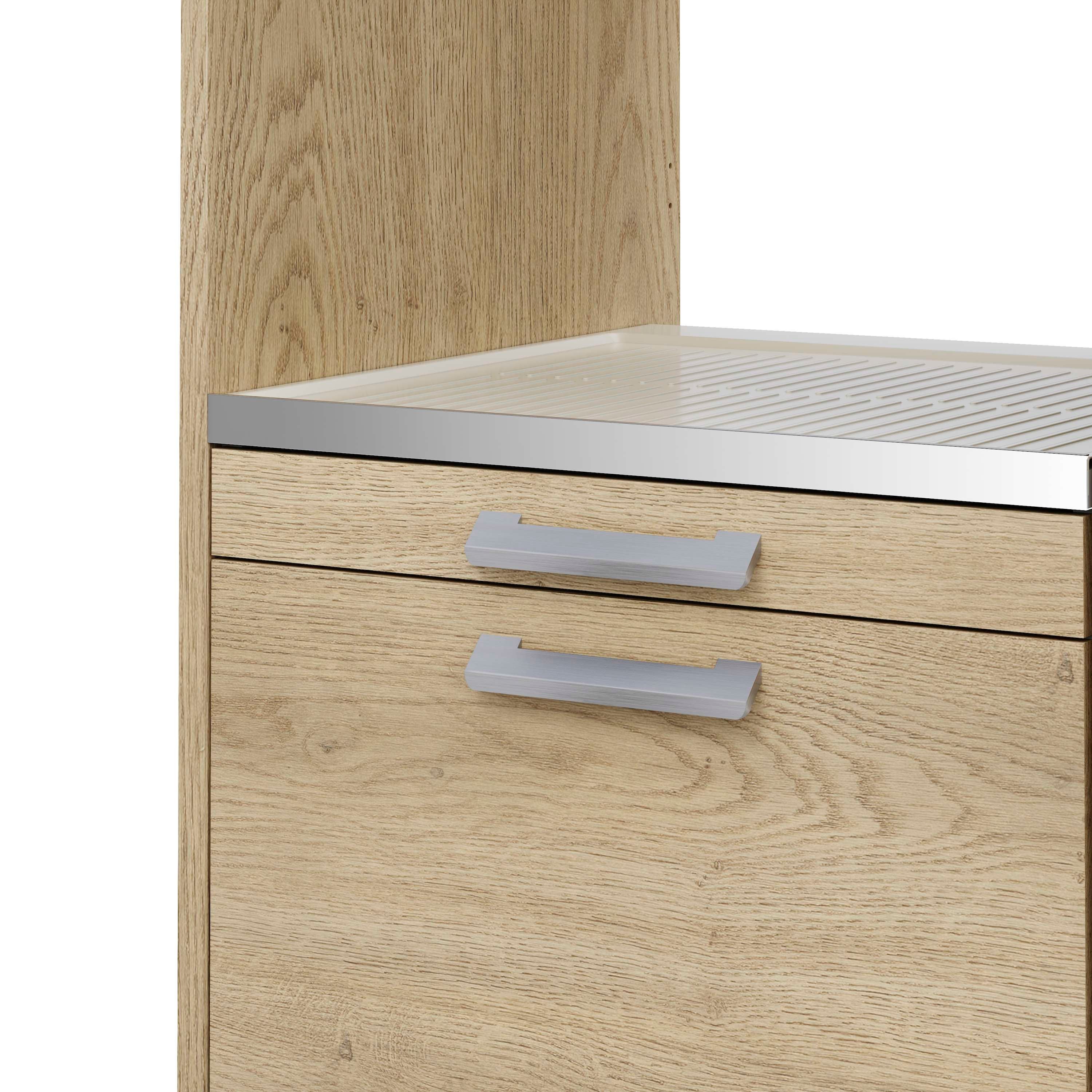 Mueble armario para lavadora T-BATH 67,2x144cm roble - 7