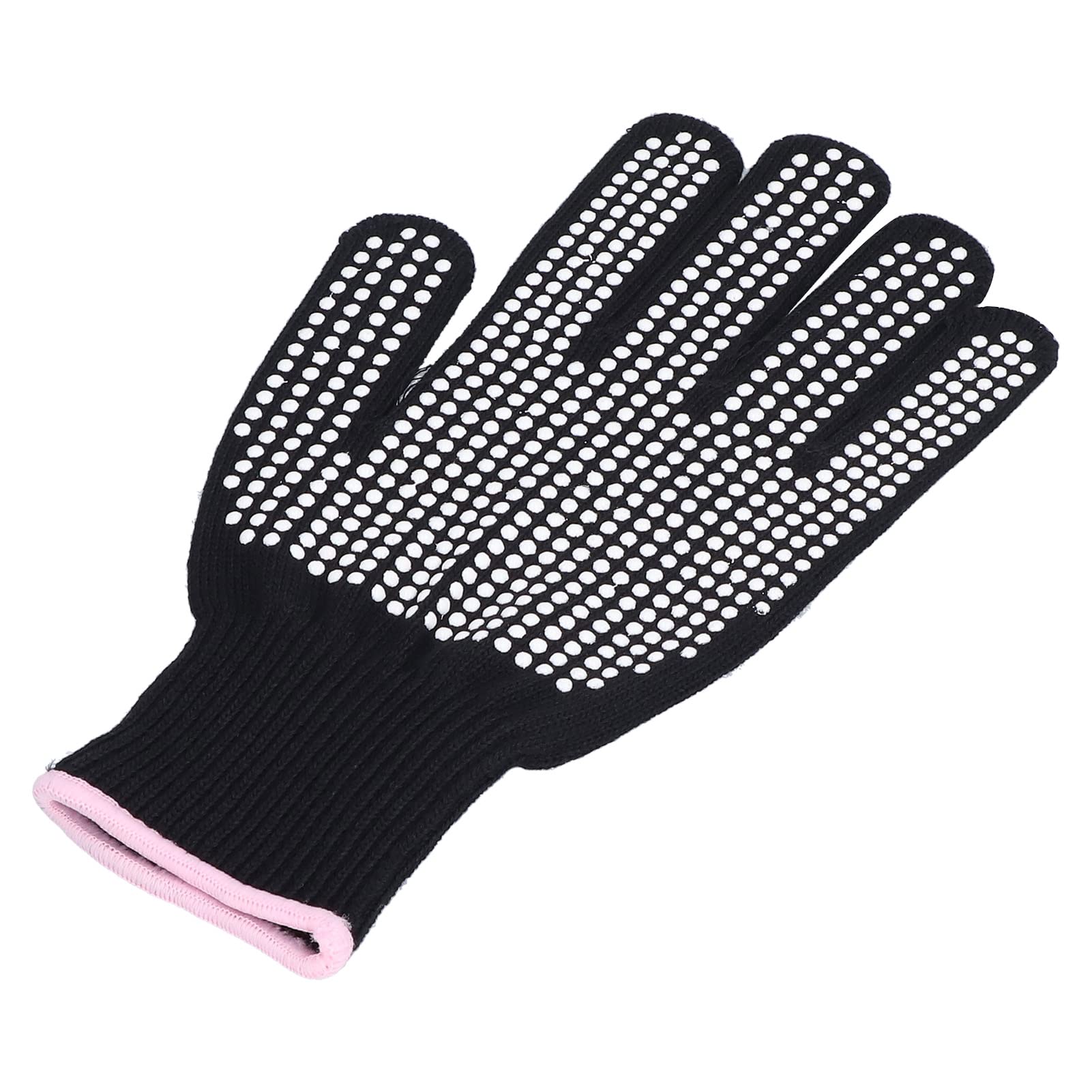 Lot de 4 gants résistants à la chaleur, mitaines anti-brûlures résistantes aux hautes températures avec bosses en silicone (bord en poudre de silicon - 8