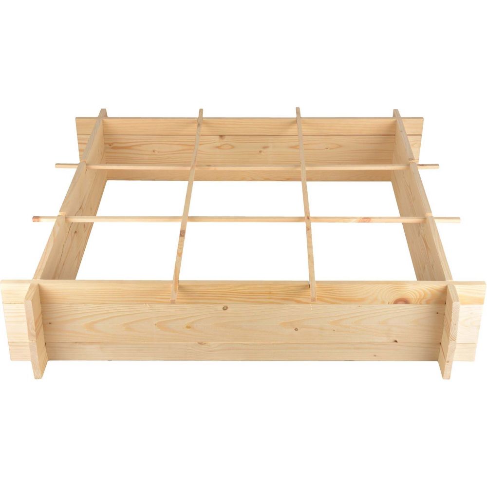 Carré Potager en bois 1 mètre x 1 mètre - 7