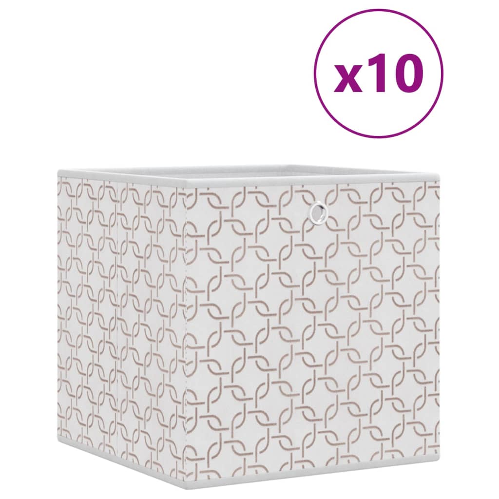 Rangement étagères Tissu Cube De Rangement Pliables Tissu PU Rouge Maison Dans La Neige - 27x27x27 Cm Avec Poignées