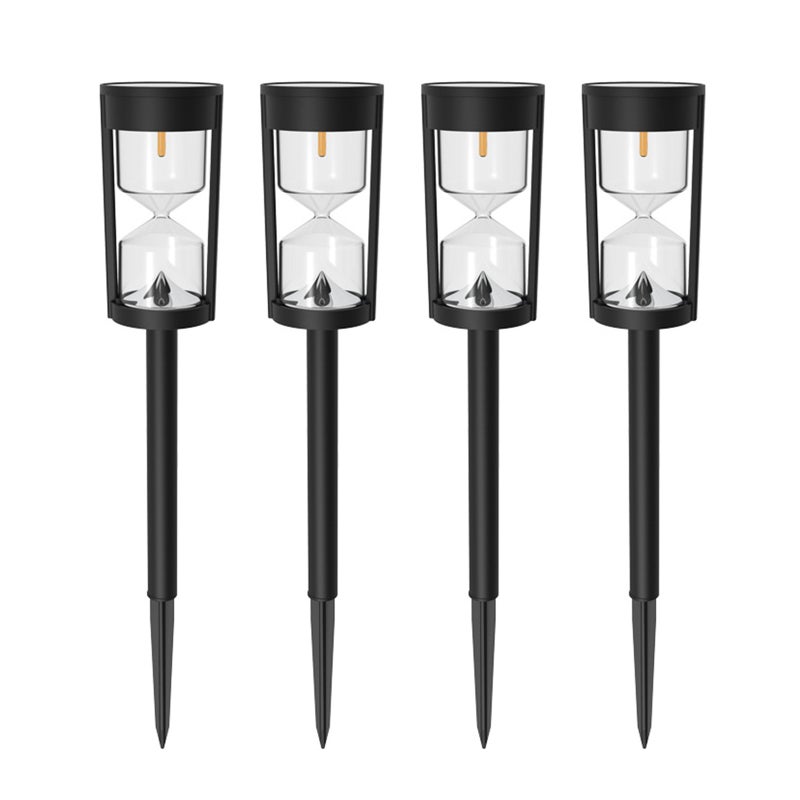 Wodoszczelne Zewnętrzne Lampy Trawnikowe, Lampy Solarne LED - Ornament do Tarasu, Willi, Ogrodu, Krajobrazu - 4 SZT.