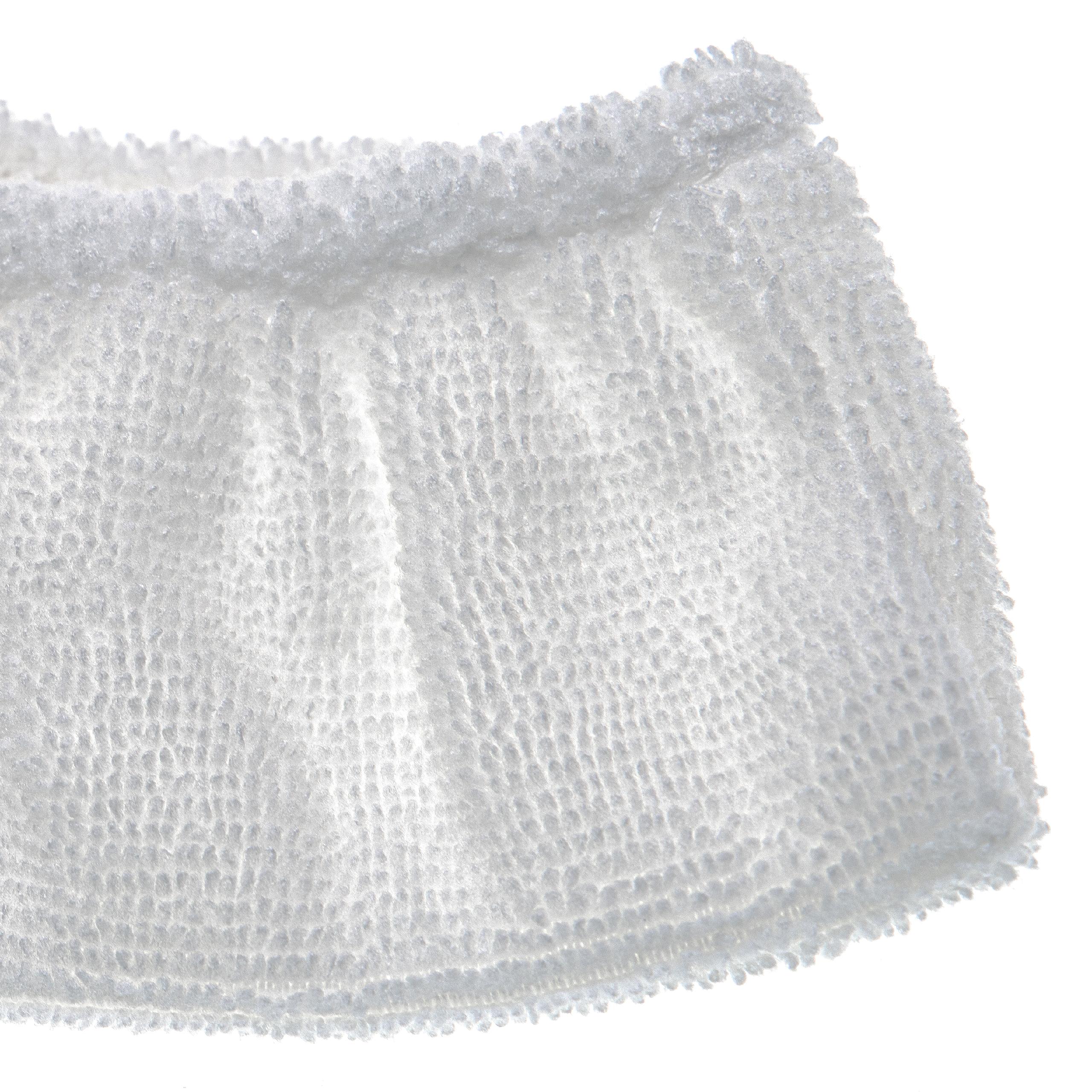 vhbw 2x Housses de rechange compatible avec Kärcher SC 2.600 CB, SC 2.600 C, SC 2.500 C nettoyeur à vapeur - microfibre, blanc, rectangulaire - 3