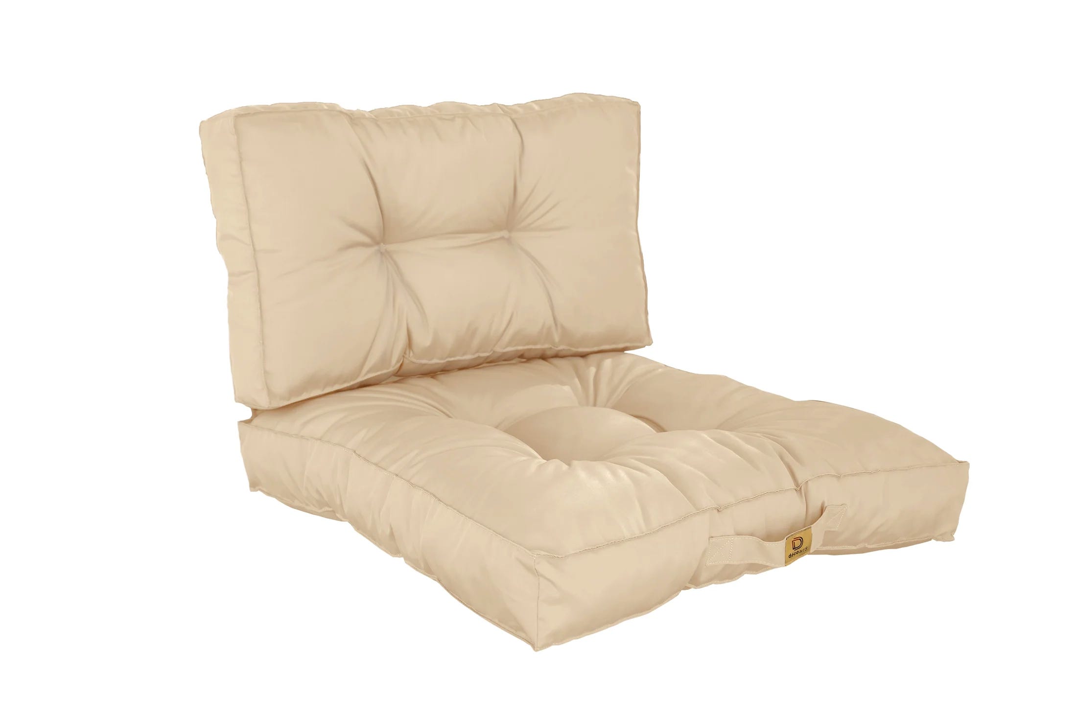 Coussins pour salon de jardin capitonné 60x60cm Beige | Leroy Merlin