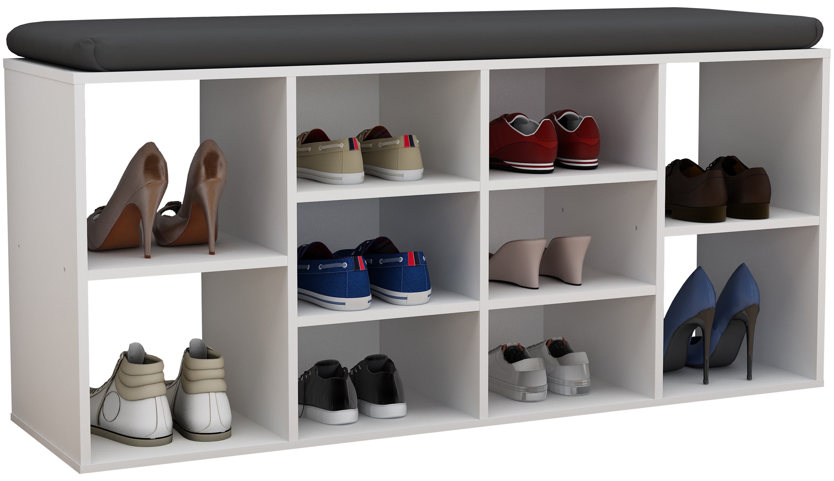 Półka na buty Hinsol Biały W. 50 x S. 104 x G. 30 cm