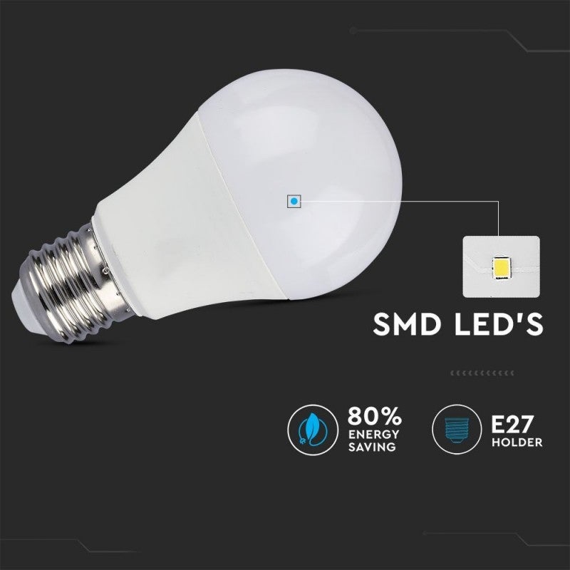 Lampadina LED E27 9W A60 3 Step Dimmerabile 6400K - 4