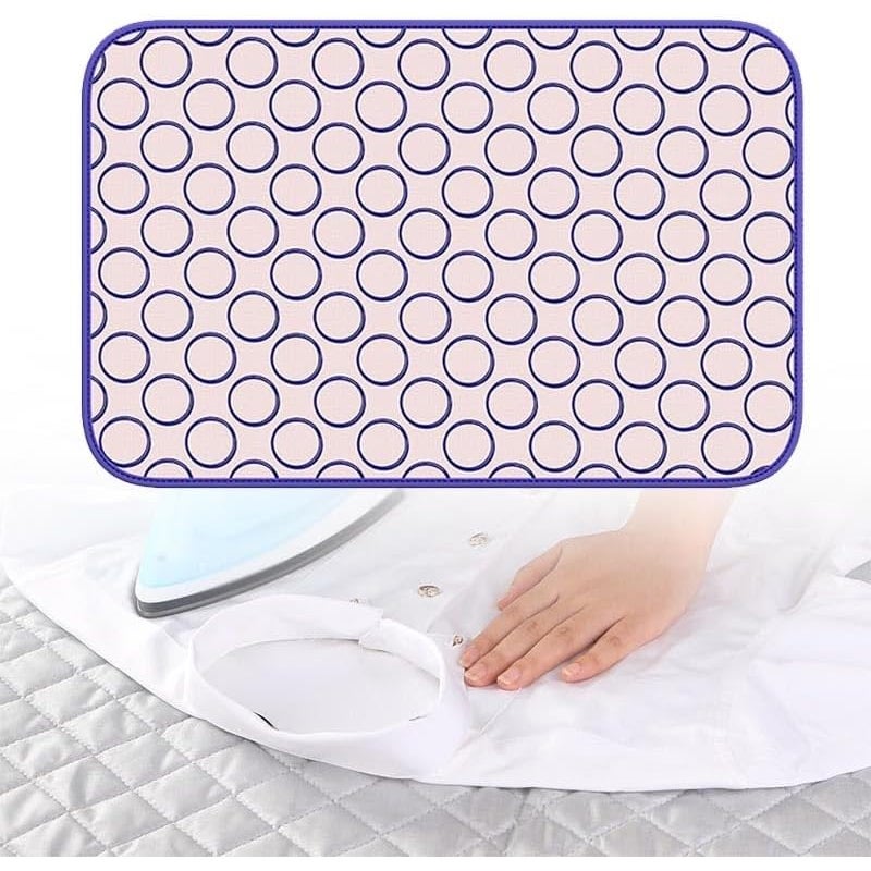 Mata do prasowania 45*70 cm, odporna na ciepło, do prasowania na stole i żelazku parowym