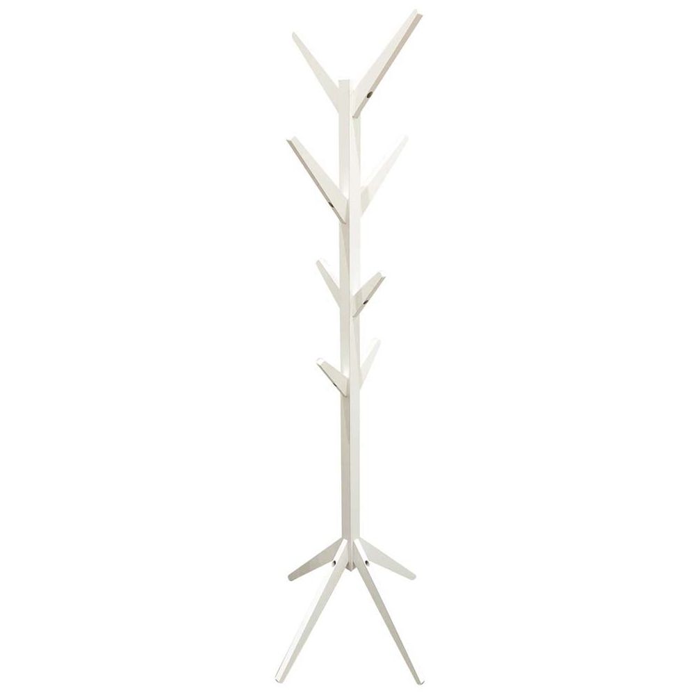 Portemanteau - Home Deco Factory - Arbre Blanc - 8 Patères - Beige - 4