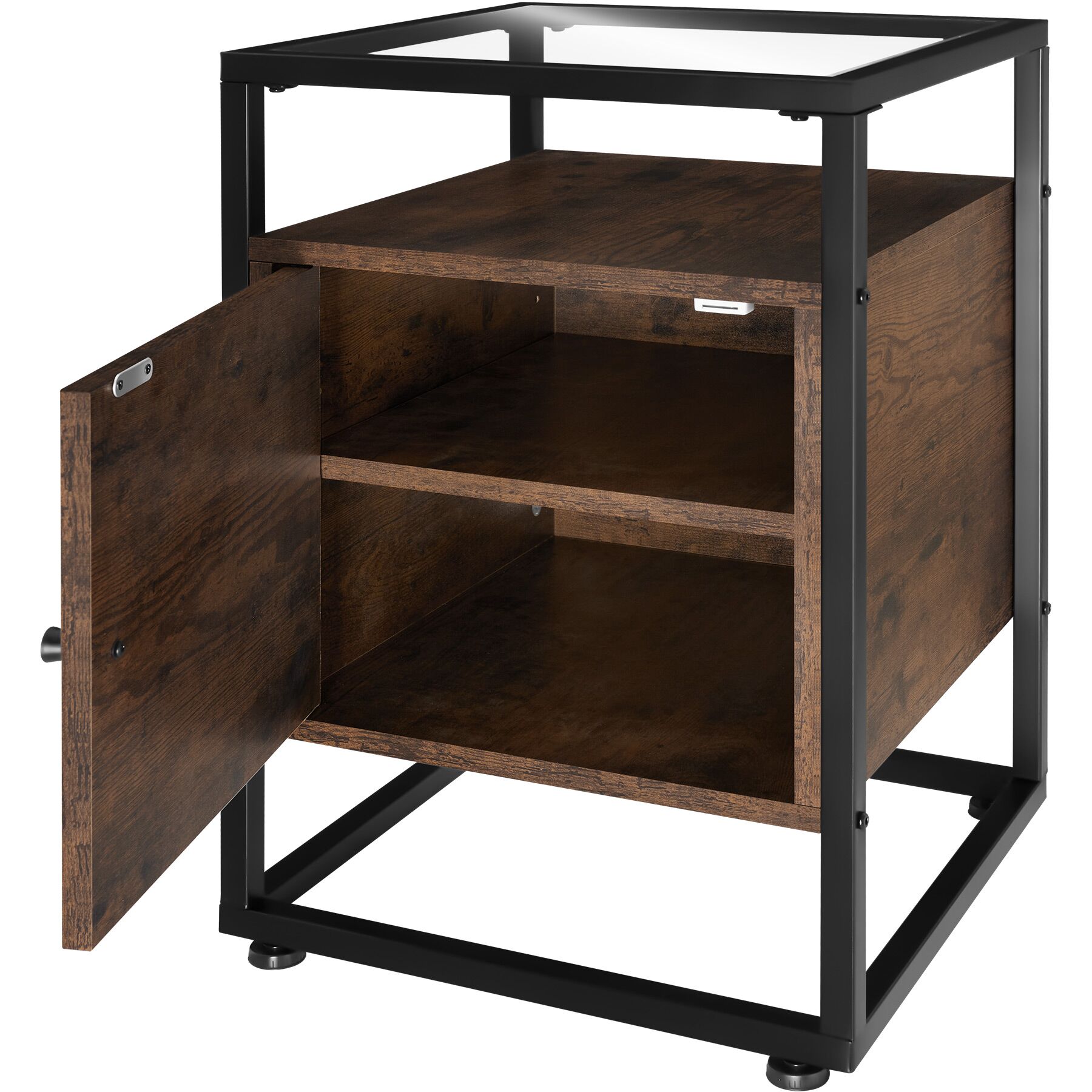 Comodino in pannello truciolare 40 x 43 x 60,5 cm TECTAKE - 3