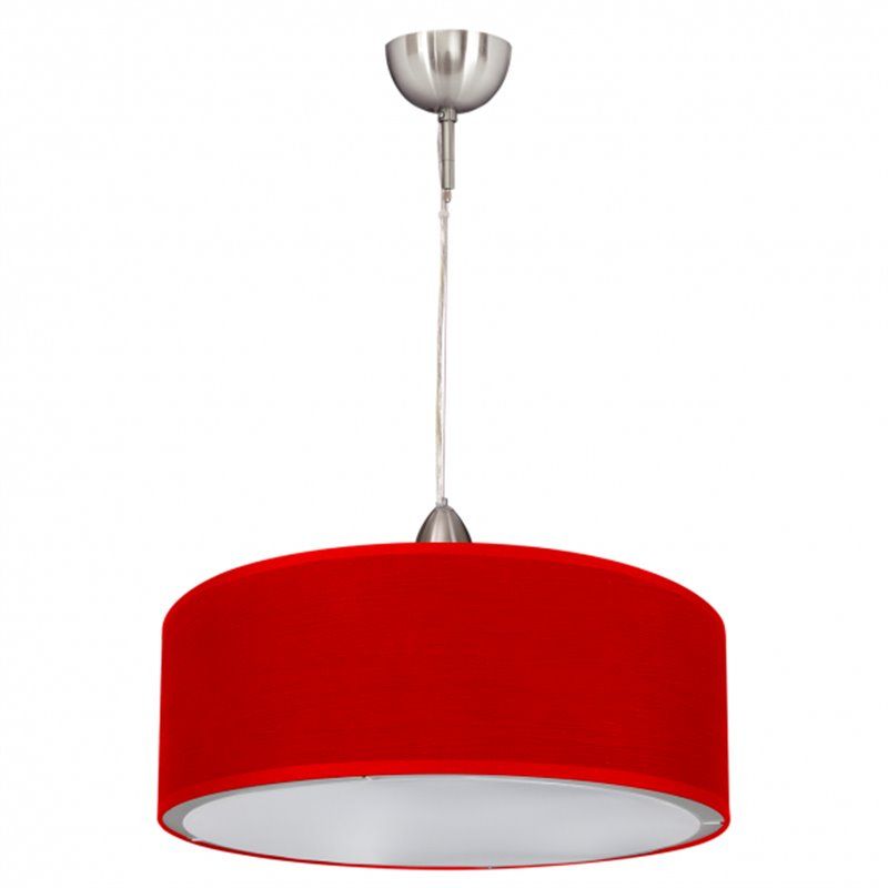 Lampe Pendentif planétaire Cilind. Rouge (regx35) 1xe27 - 2