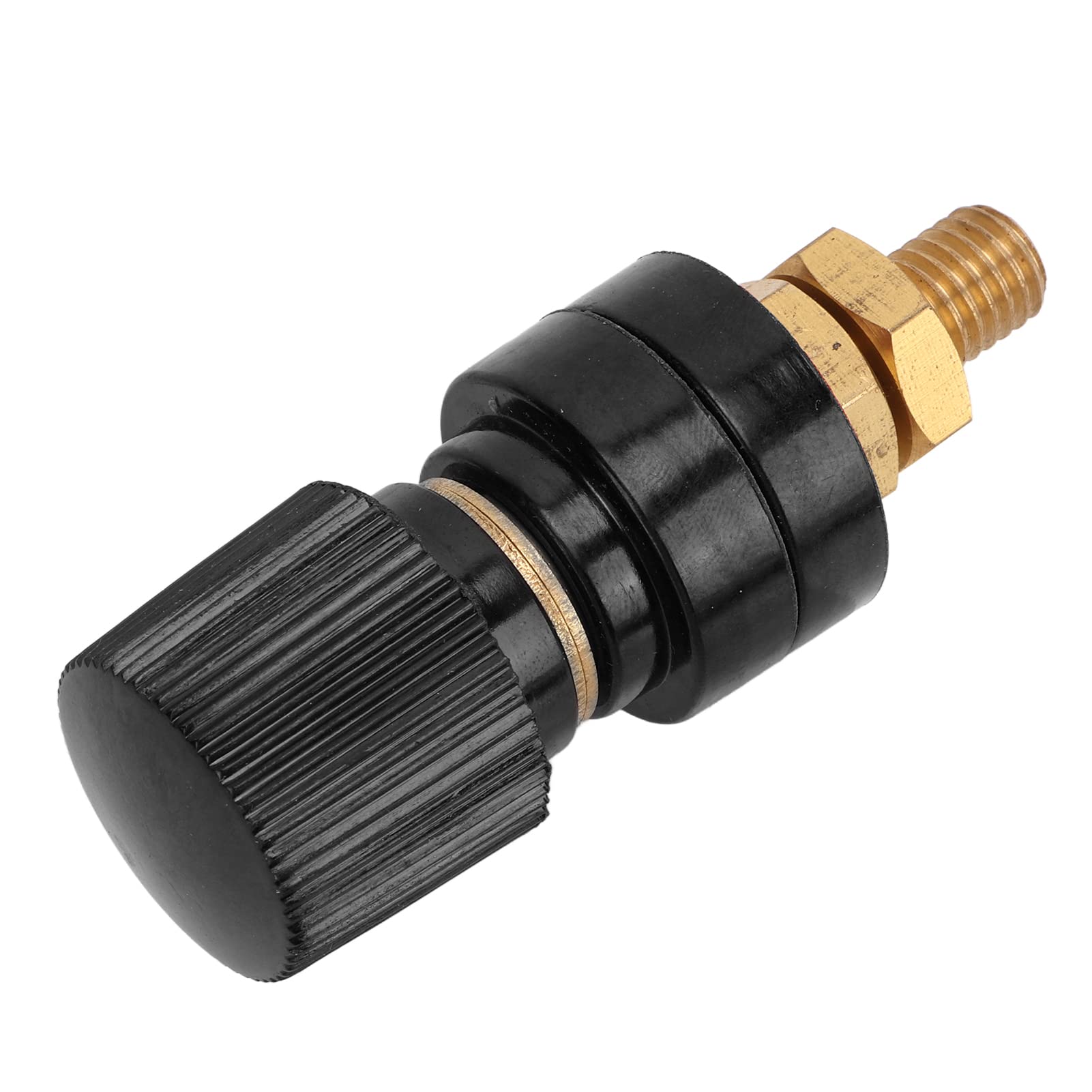 Terminale in rame Materiale in ottone Forte conduttività elettrica Accessori per test elettrici (nero) - 4