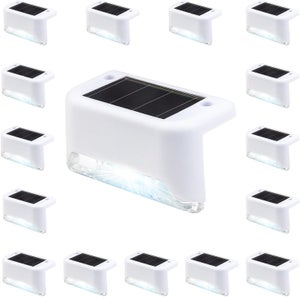 16 Luci Solari Per Recinzione JACKYLED | LED Impermeabili IP65 Per Scale E Giardino, Senza Logo - 2