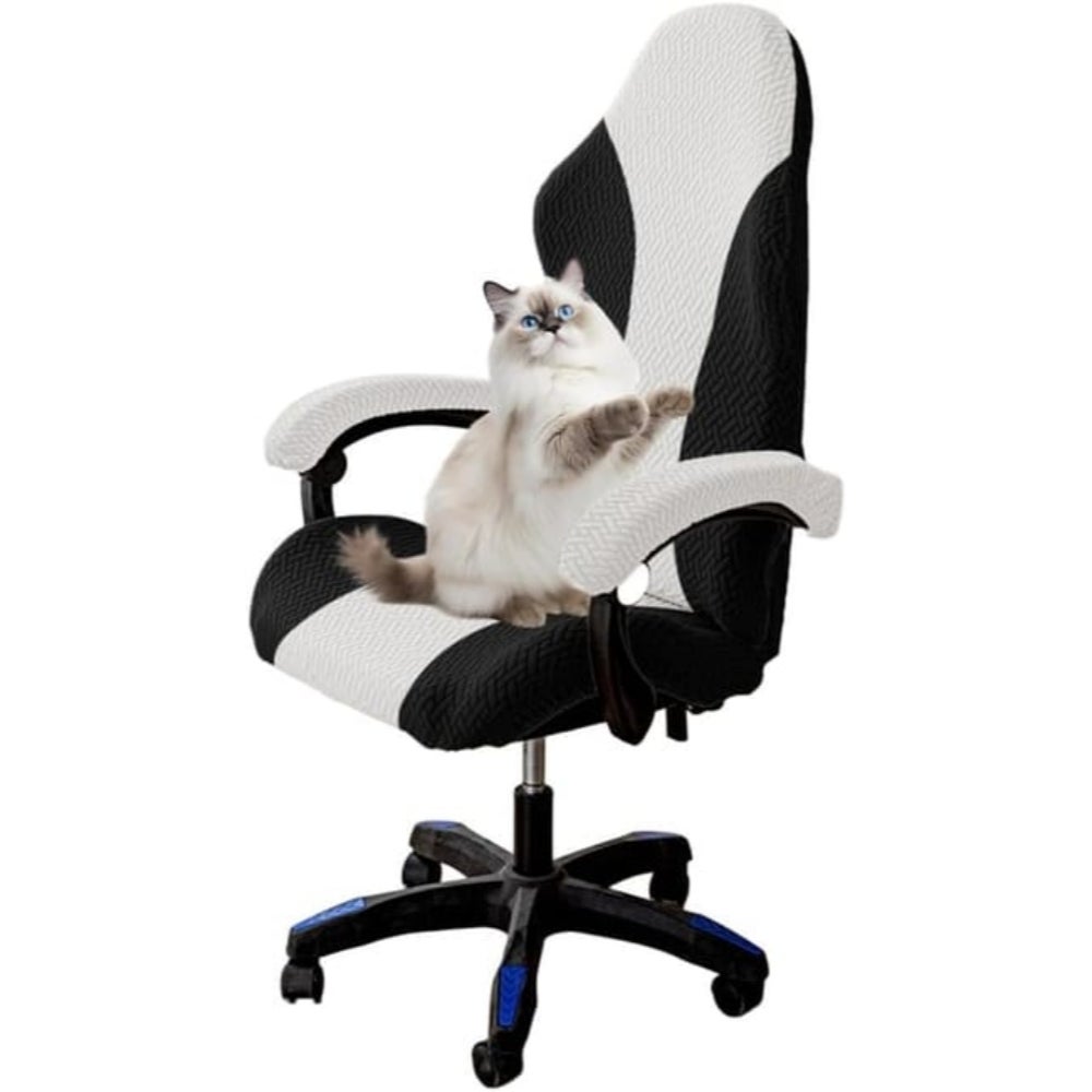 Housse De Chaise De Bureau, Housse De Chaise De Jeu Extensible Avec Accoudoirs Housse De Siege De Chaise Ordinateur Noir 98638640 Housse De Chaise De Bureau, Housse De Chaise De Jeu Extensible Avec Accoudoirs Housse De Siege De Chaise Ordinateur Noir 98638640