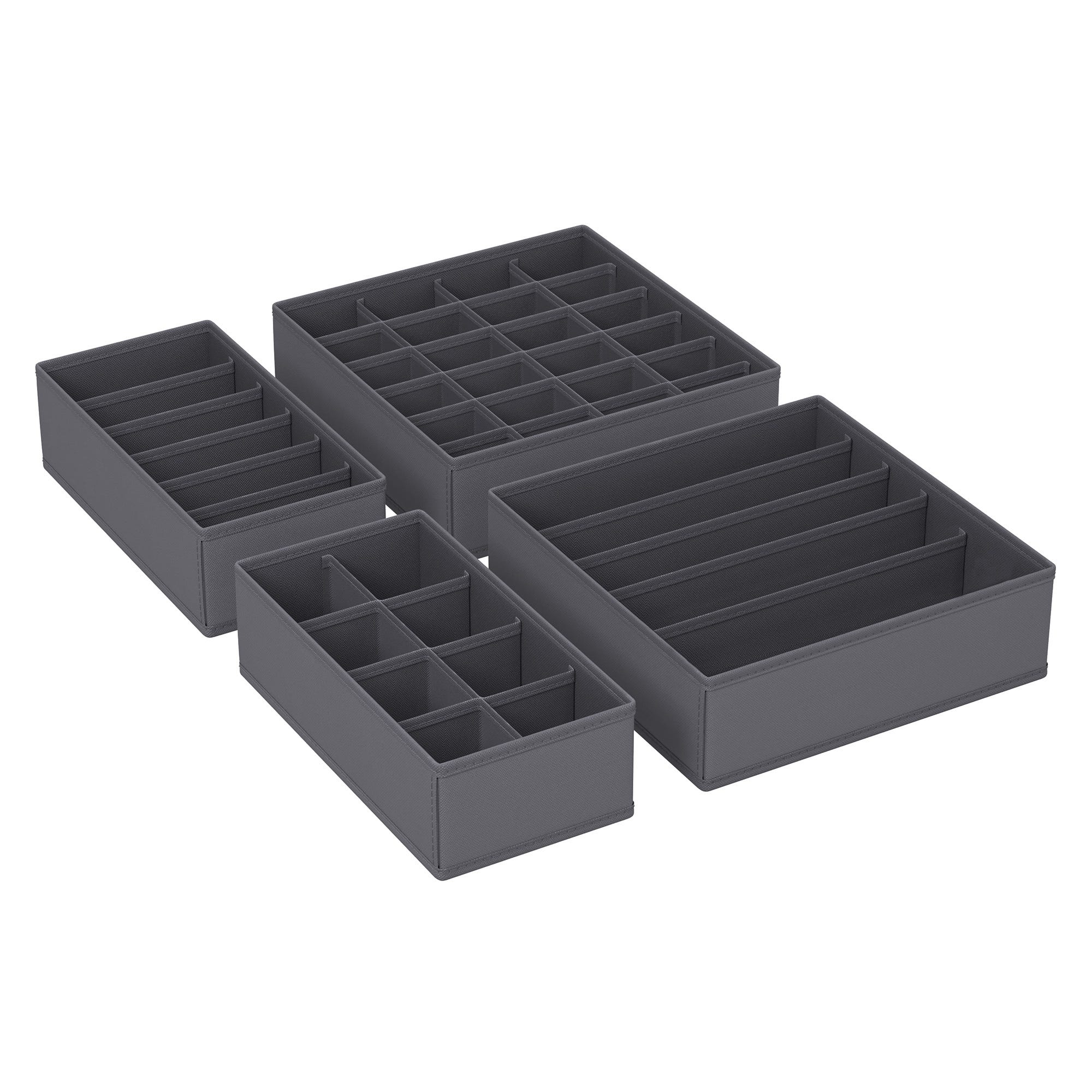 Set Di Organizer Per Cassetti Per Biancheria Intima E Calzini / Scatole Portaoggetti Pieghevoli Per Armadio Con Divisori / Scatola Portaoggetti Per Set Di Organizer Per Cassetti Per Biancheria Intima E Calzini / Scatole Portaoggetti Pieghevoli Per Armadio Con Divisori / Scatola Portaoggetti Per