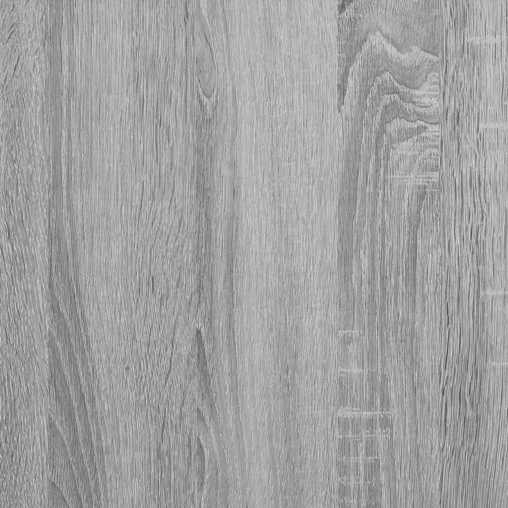 vidaXL Meuble TV sonoma gris 180x35x41 cm bois d'ingénierie - 9
