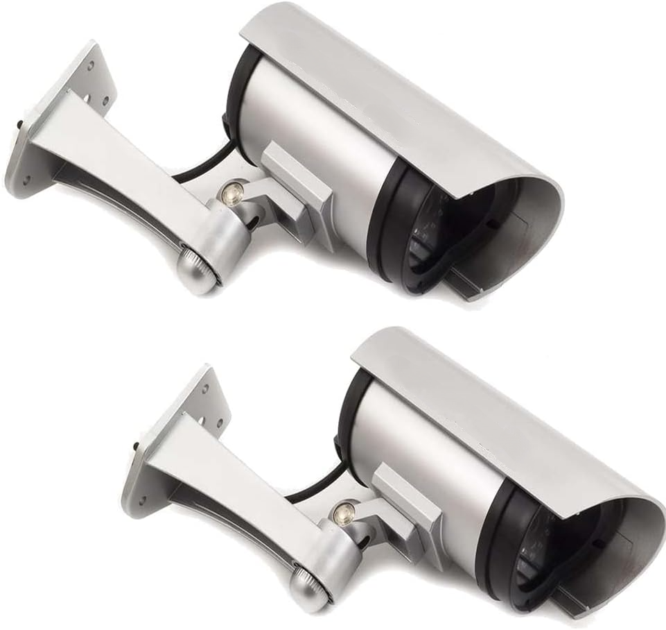 Telecamera Fiat Ducato Telecamera Finta CCTV Con LED Infrarossi Lampeggianti - Per Videosorveglianza, Esterno E Interno, Effetto Deterrenza Telecamera Deterrenza Lampeggiante - Foto 2