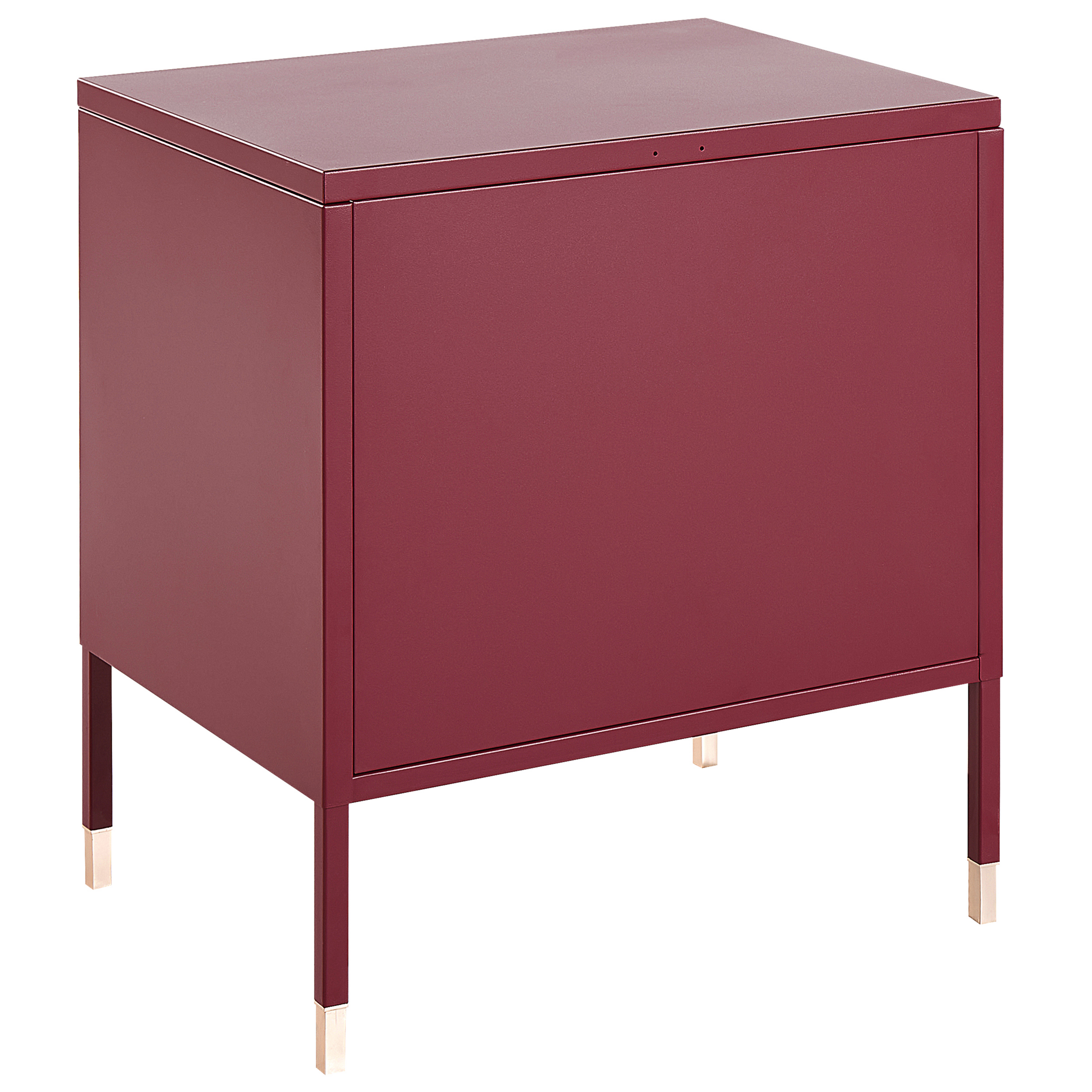Comodino OSSETT Metallo Rosso scuro - 6