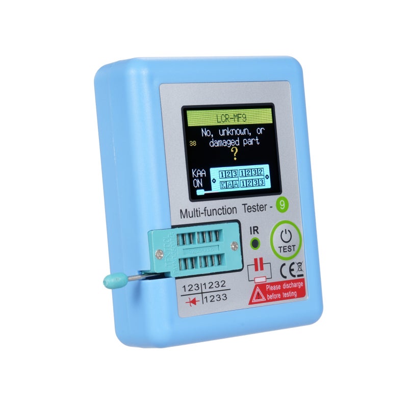 Multimètre, testeur de transistors avec écran LCD TFT LCR-MF9 - 6