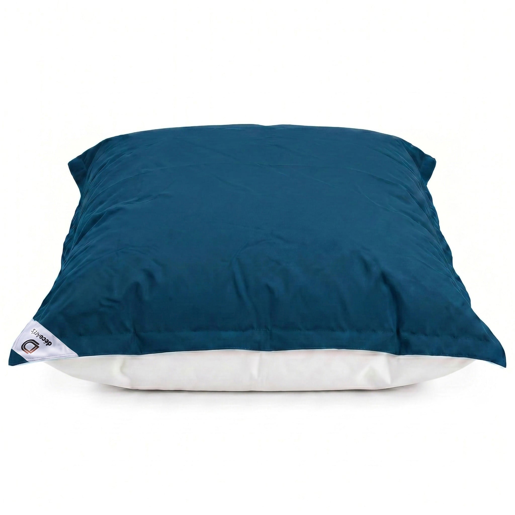 Housse pour Pouf Géant XXL 180x140cm Flottant pour Piscine - Bleu pétrole - 4