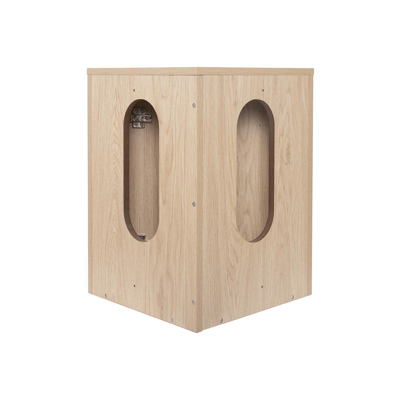 Meuble lave-mains d'angle décor chêne SORRENTO - 4