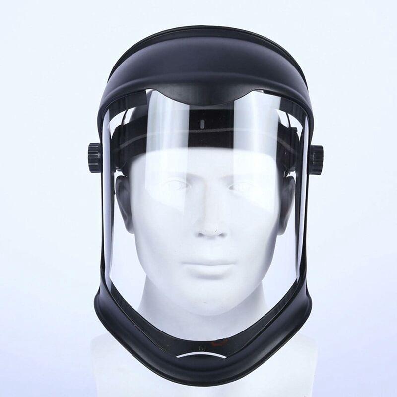 Casque de Faciale avec Visière Housse de Anti-buée Meulage de Sécurité, Protège Contre Chutes, Masque Double Bandeau - 4
