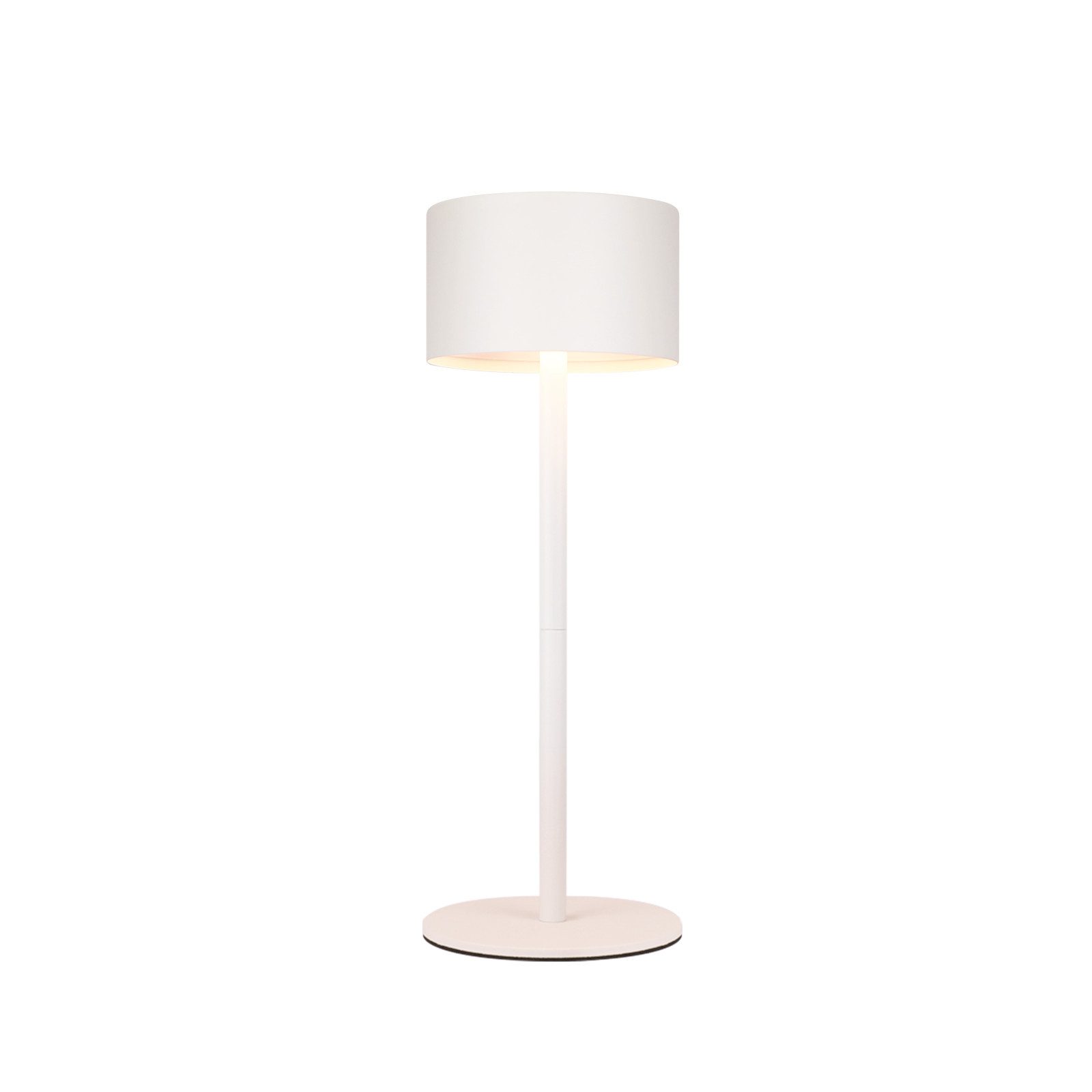 NETTLIFE Bezprzewodowa lampa stołowa LED, 2 sztuki: ściemnialna lampa stołowa dotykowa z 3 temperaturami barwowymi, regulowana wysokość, USB