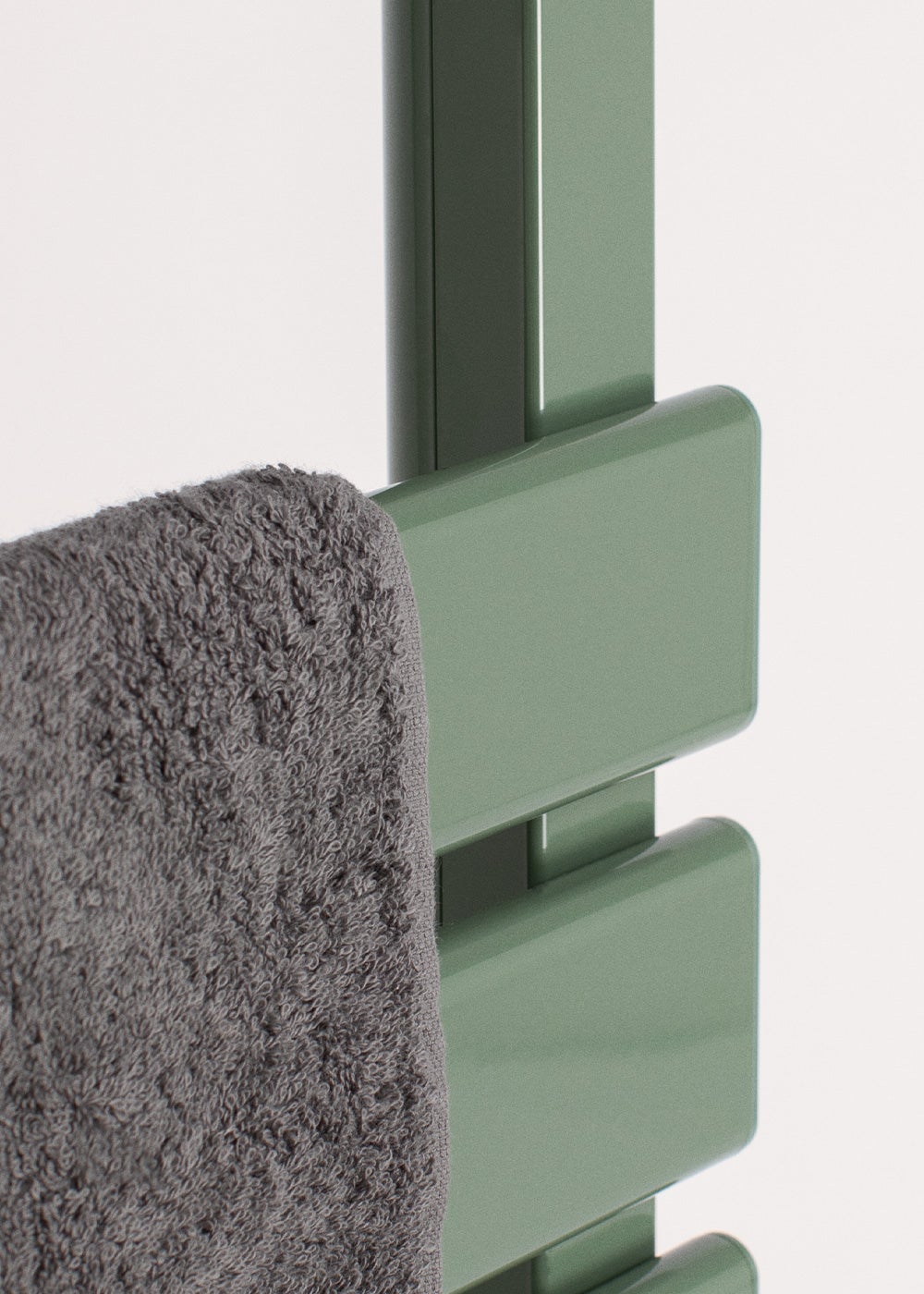 WARM TOWEL - Barra de toalha elétrica para piso ou parede 500W Sem patas sem prateleira - 8