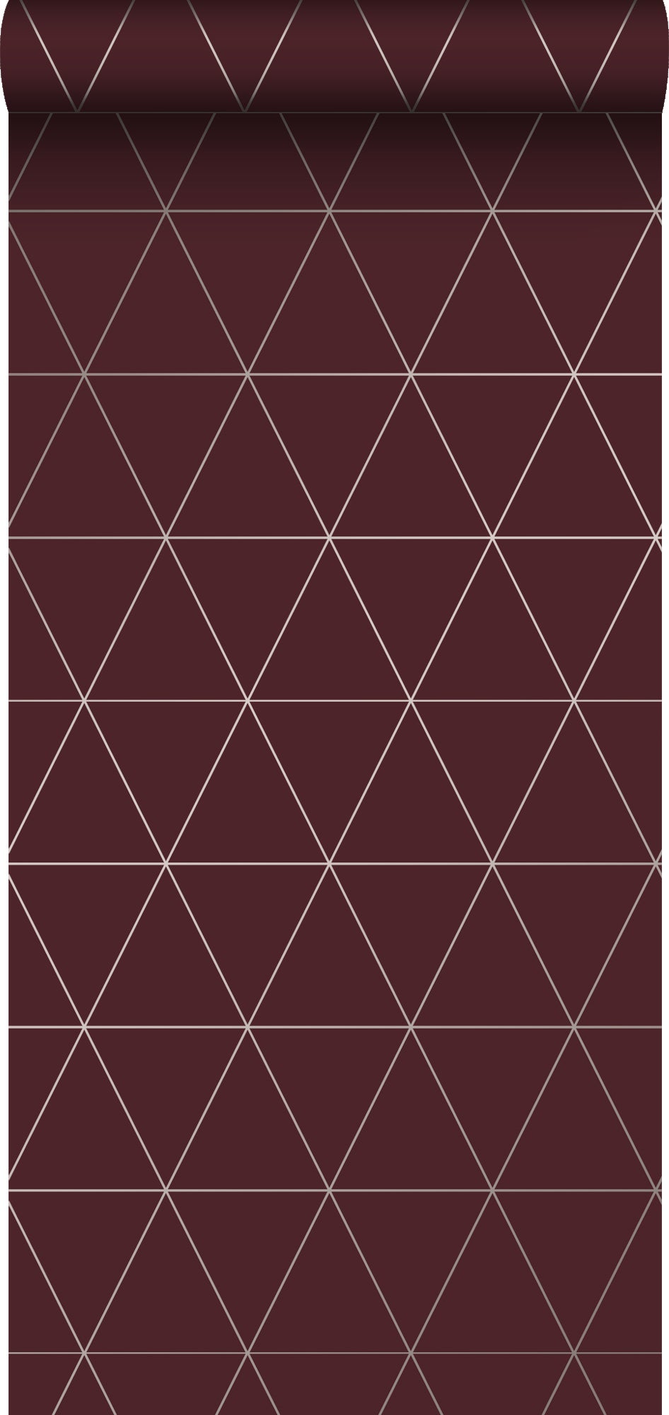 Tapeta trójkąty graficzne czerwonym - 53 cm x 10.05 m - ORIGIN