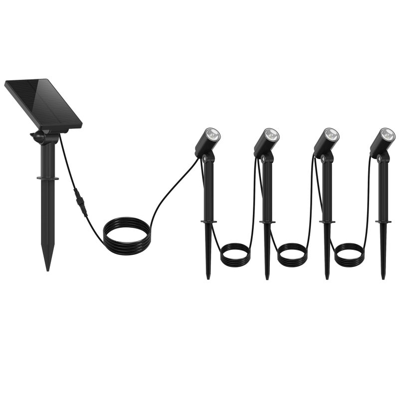 Zestaw 8 inteligentnych reflektorów solarnych MINI ROUNDY 100LM