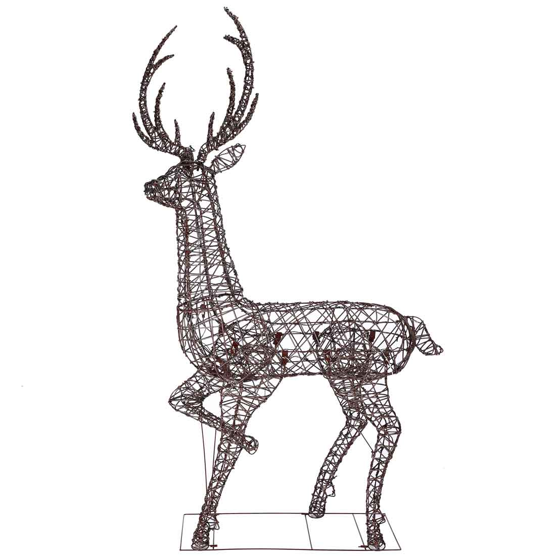 Renna Natalizia Gigante Luminosa per Esterno Cervo Natale 400 Led Bianco Caldo - 3