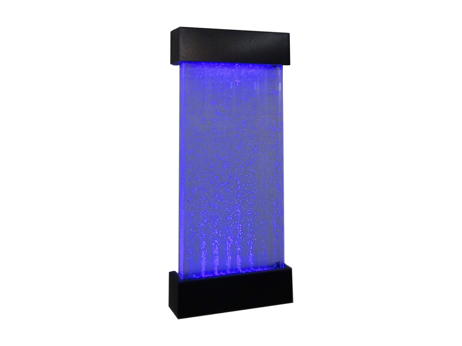 Wolnostojąca bąbelkowa ściana wodna CECILY - Diody LED zmieniające kolory - Wys. 122 cm