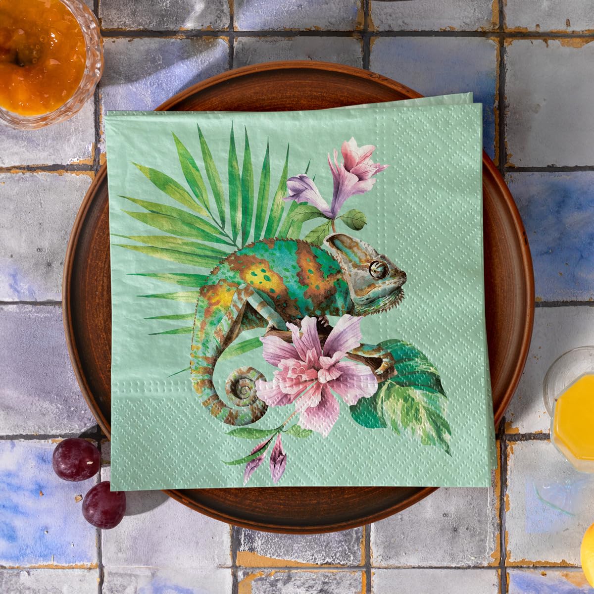 PAW - Tovaglioli di Carta Colorati (33 x 33 cm) I 20 Pezzi I Perfetto per Compleanni, Feste, Matrimoni, Comunione e Celebrazioni I Decorazioni da Tavo - 3