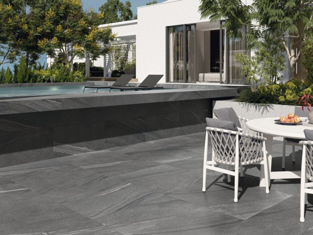 VENTE FLASH - DALLE TERRASSE 20mm CUTSTONE GRAPHITE 60x120cm - Vendu par palette de 23,04m²