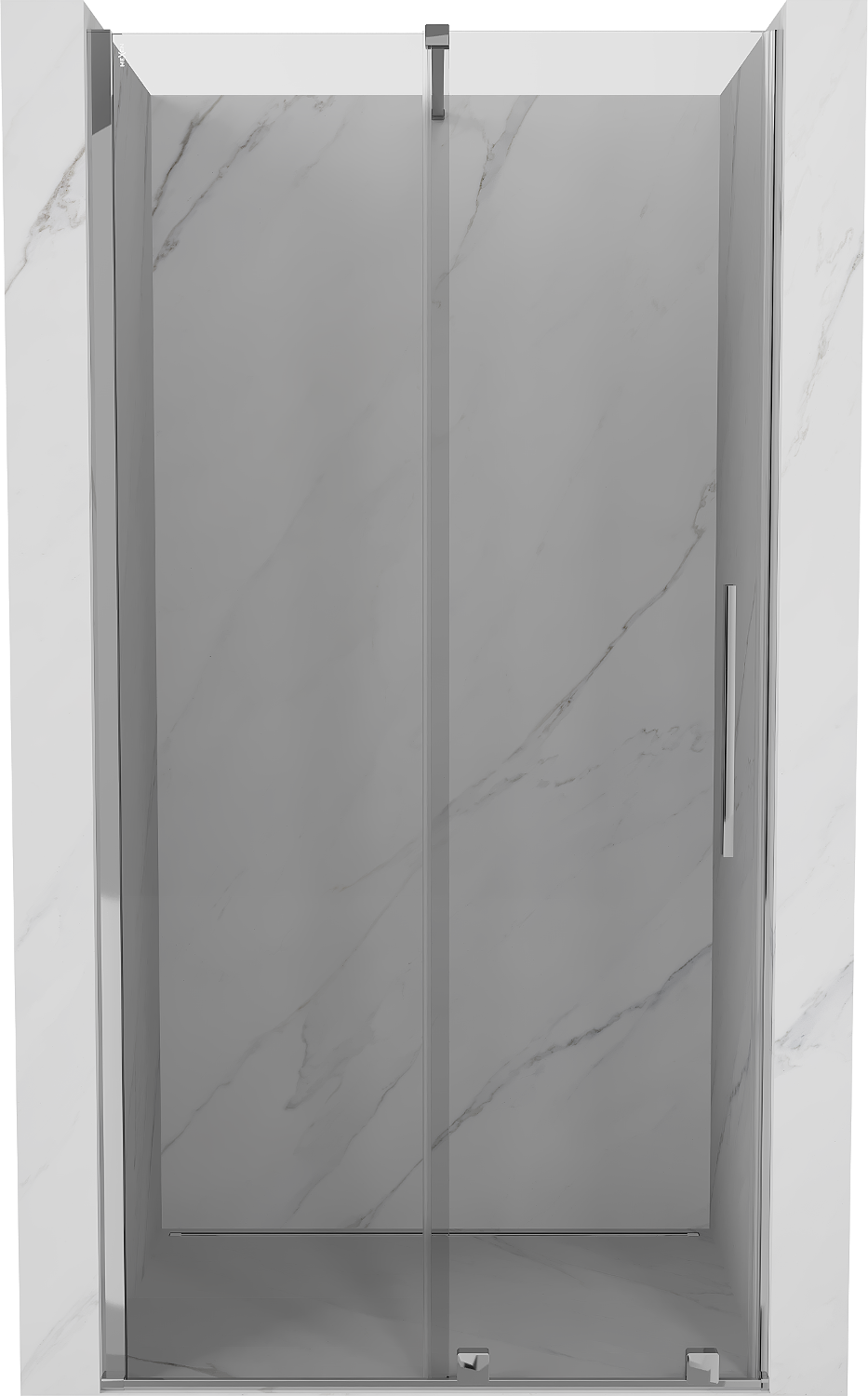 Mexen Velar drzwi prysznicowe rozsuwane 110 cm, transparent, chrom - 871-110-000-01-01