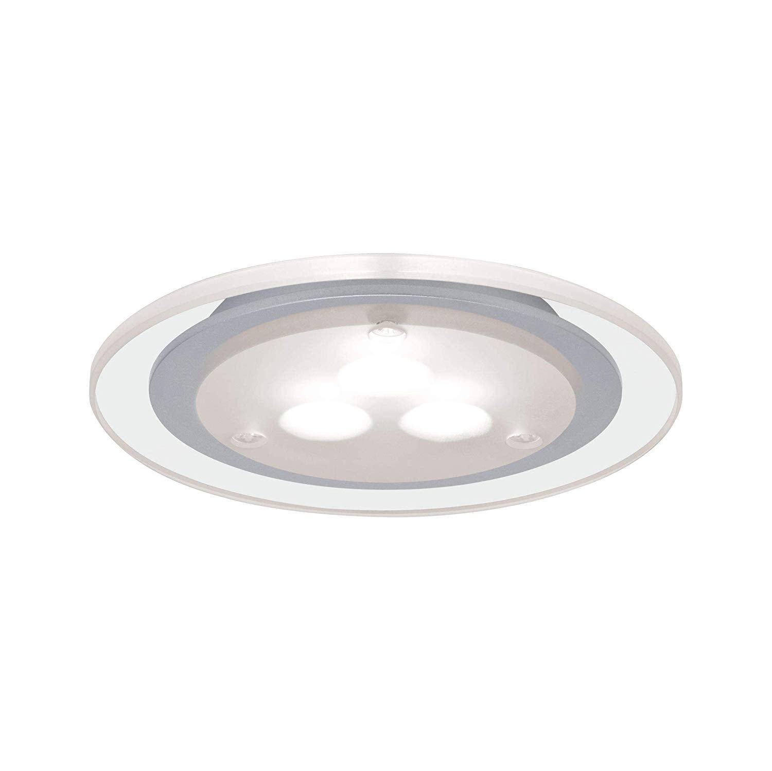 YanFeiYit Faretti LED Da Incasso Per Cartongesso 230V 3W | Foro 55mm | Faretti Da Incasso 3000K Luce Bianco Caldo | Set Di 5 Pezzi Spot LED Cromato