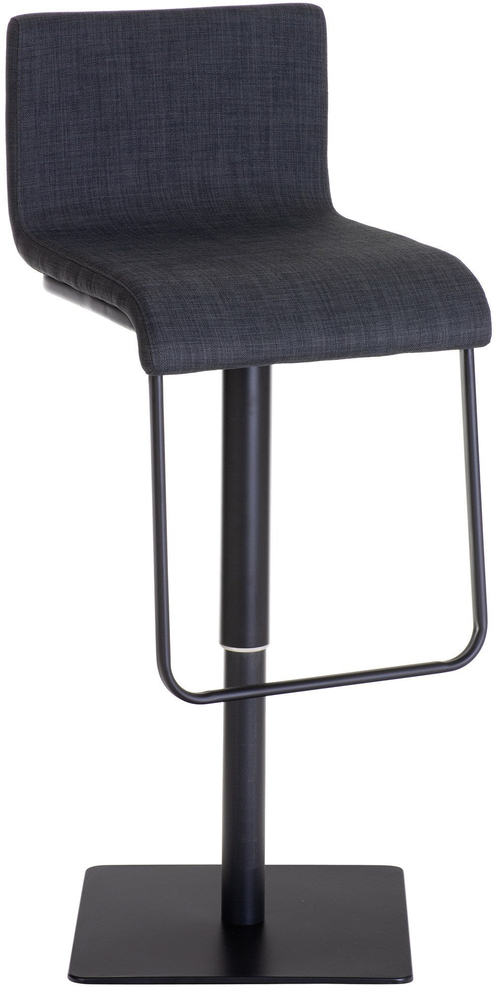 Tabouret De Bar X Chaise Haute Si Ge Pivotant En Tissu Gris Fonc