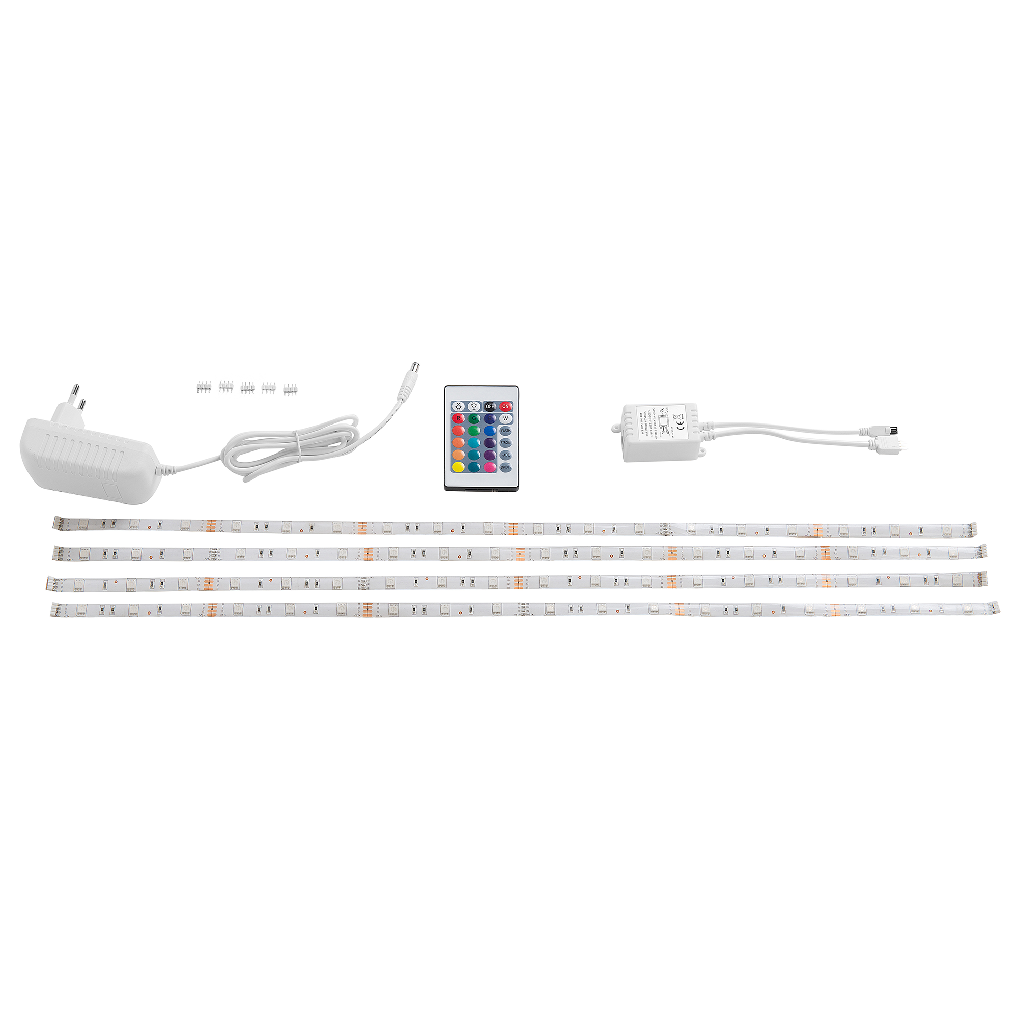 Bandă cu LED KALADAN 240 cm Cu telecomandă Multicolor