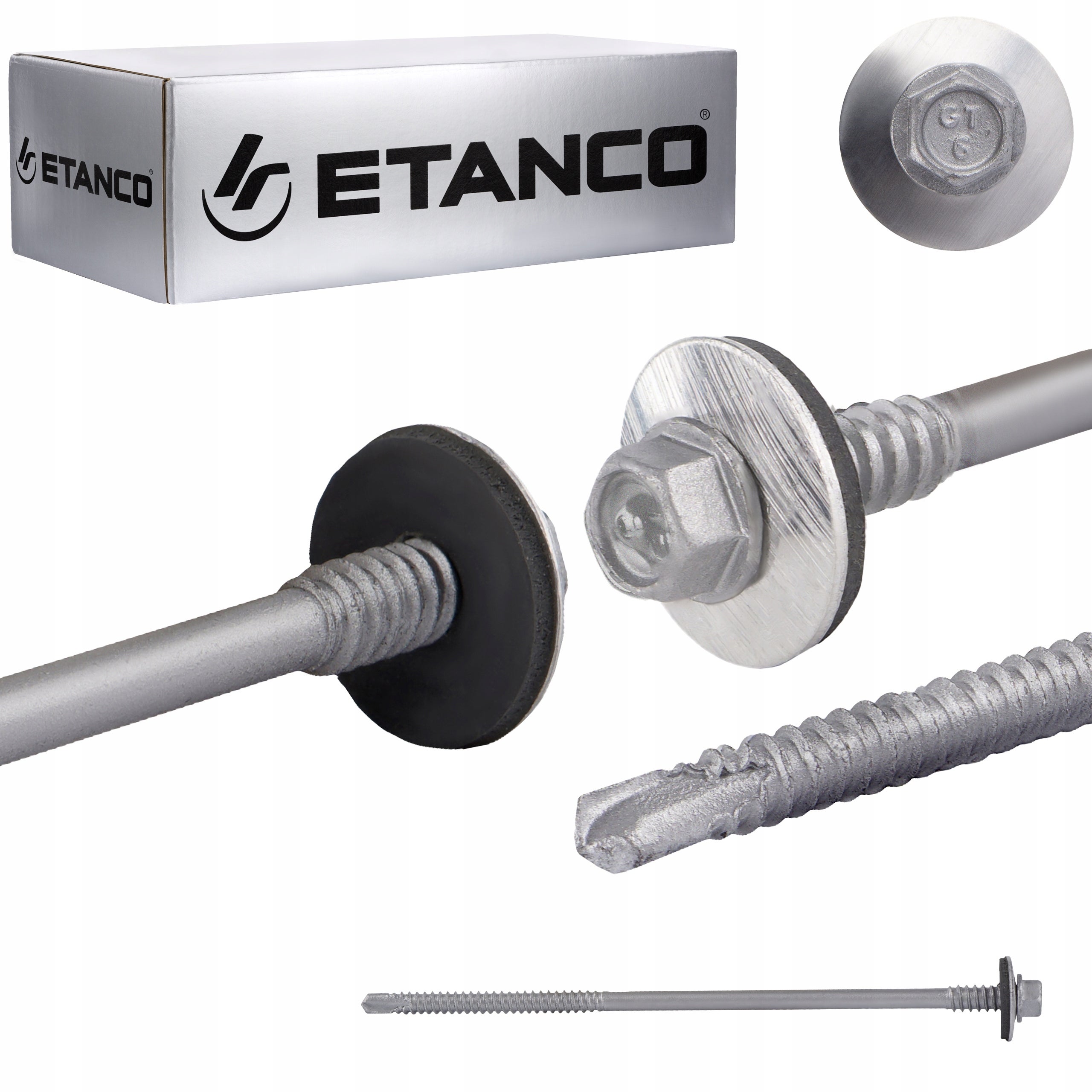 Wkręty do płyt warstwowych Etanco GTR6 SP 5,5/6,3x150 mm ocynk 100szt