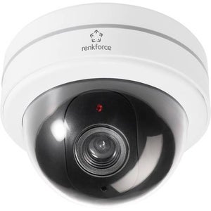 Caméra Factice Extérieure 2 Caméras Factices Avec LED Clignotantes - Effet Dissuasif Pour Intérieur Et Extérieur Dissuasif Sécurité
