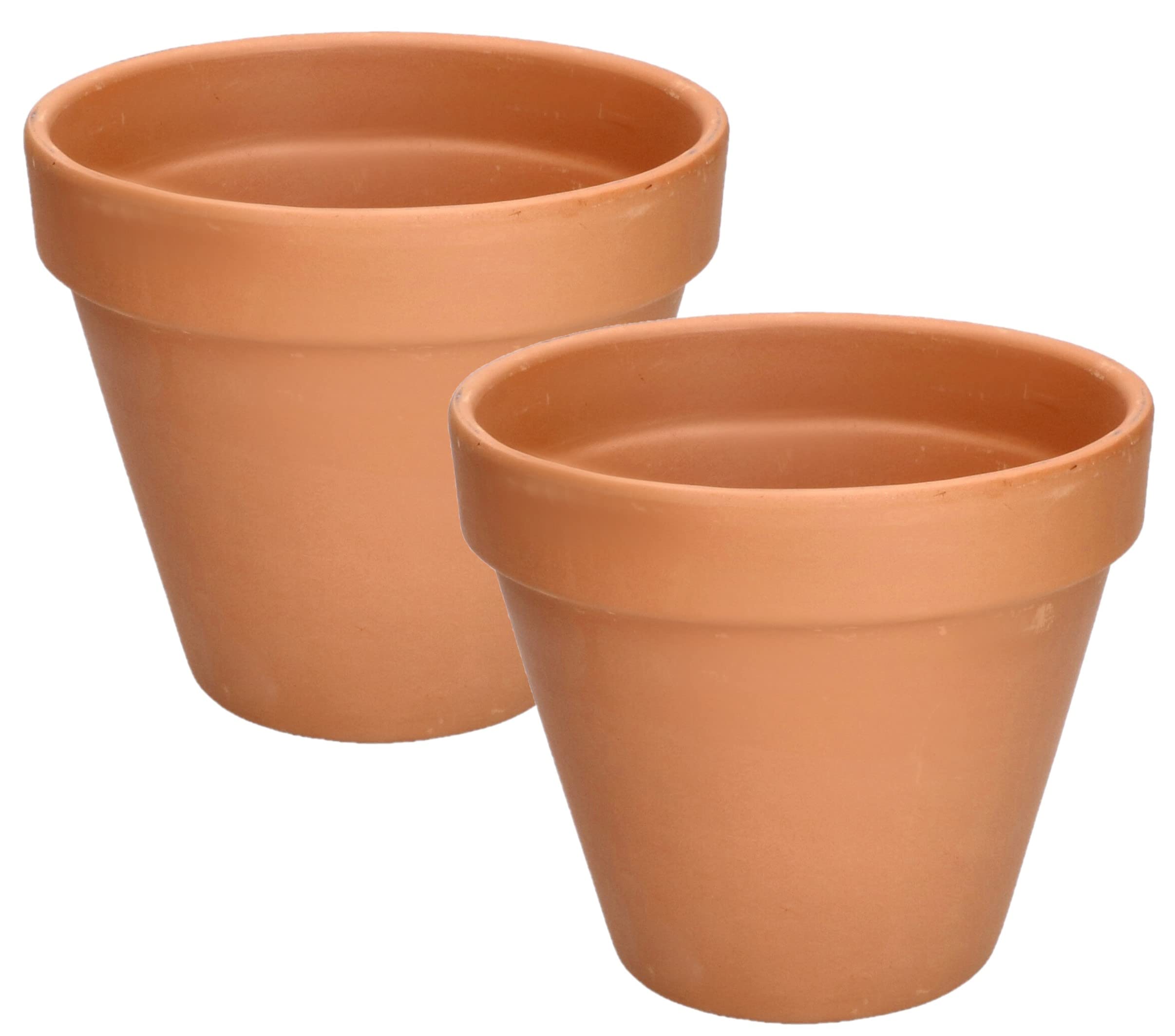 2 szt doniczka gliniana fi 19 donica ceramiczna terakota na kwiaty rośliny - KOTARBAU